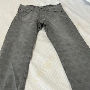 Light grey plaid pants by H&M L.O.G.G size 32 regular fit